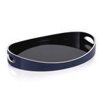 Noir Marine Lacquered Serving Tray - Large