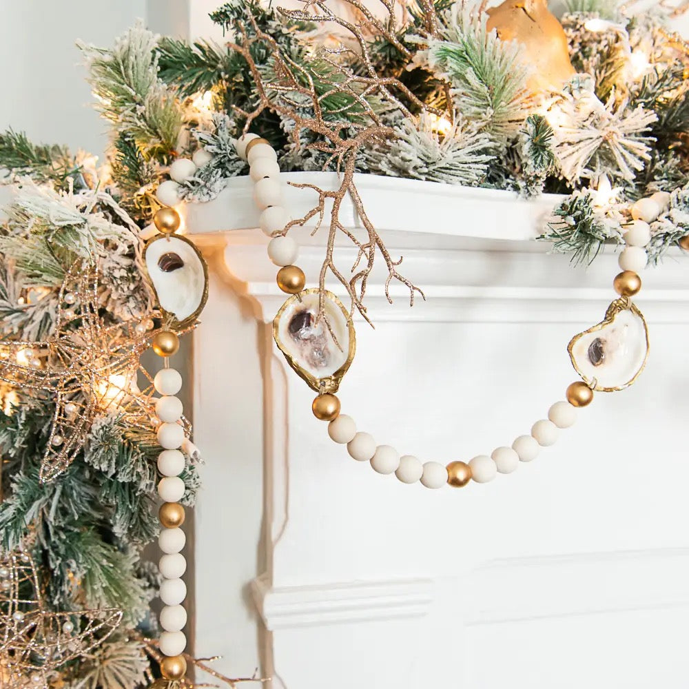 Gilded Oyster Garland