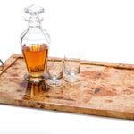 Ladorada Burl Veneer Serving Tray