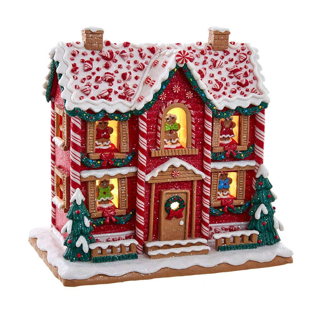 Kurt S. Adler, Inc. - Battery-Operated Light-up Musical Gingerbread House