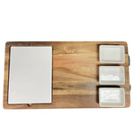 Acacia Fete Set Tray 18x19.5