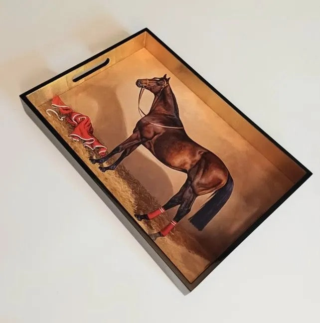 Julie Wear Bay Thoroughbred Tray