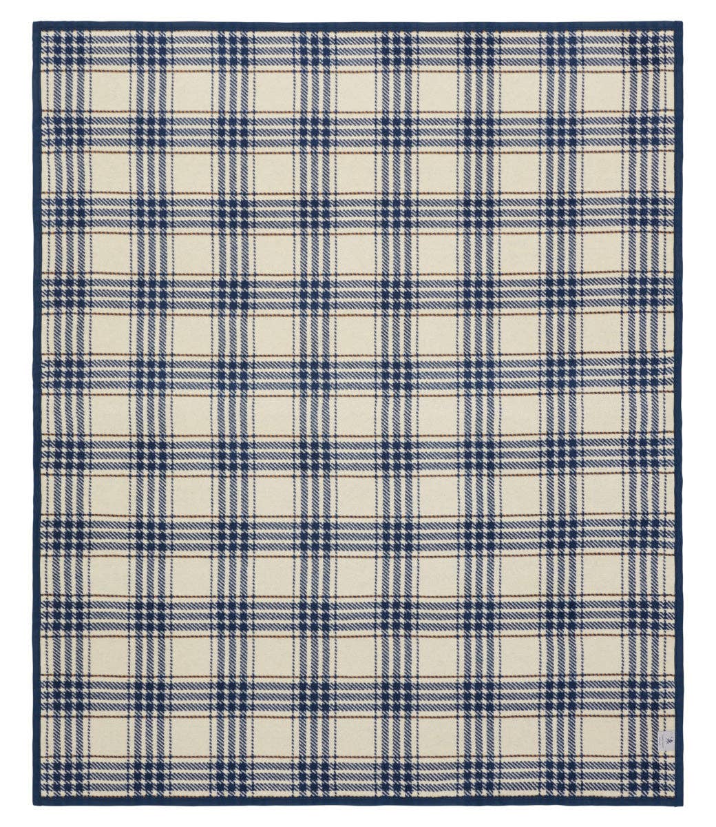 ChappyWrap - Autumn Plaid Vintage Blue Blanket