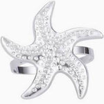 Silver Starfish Napkin Ring