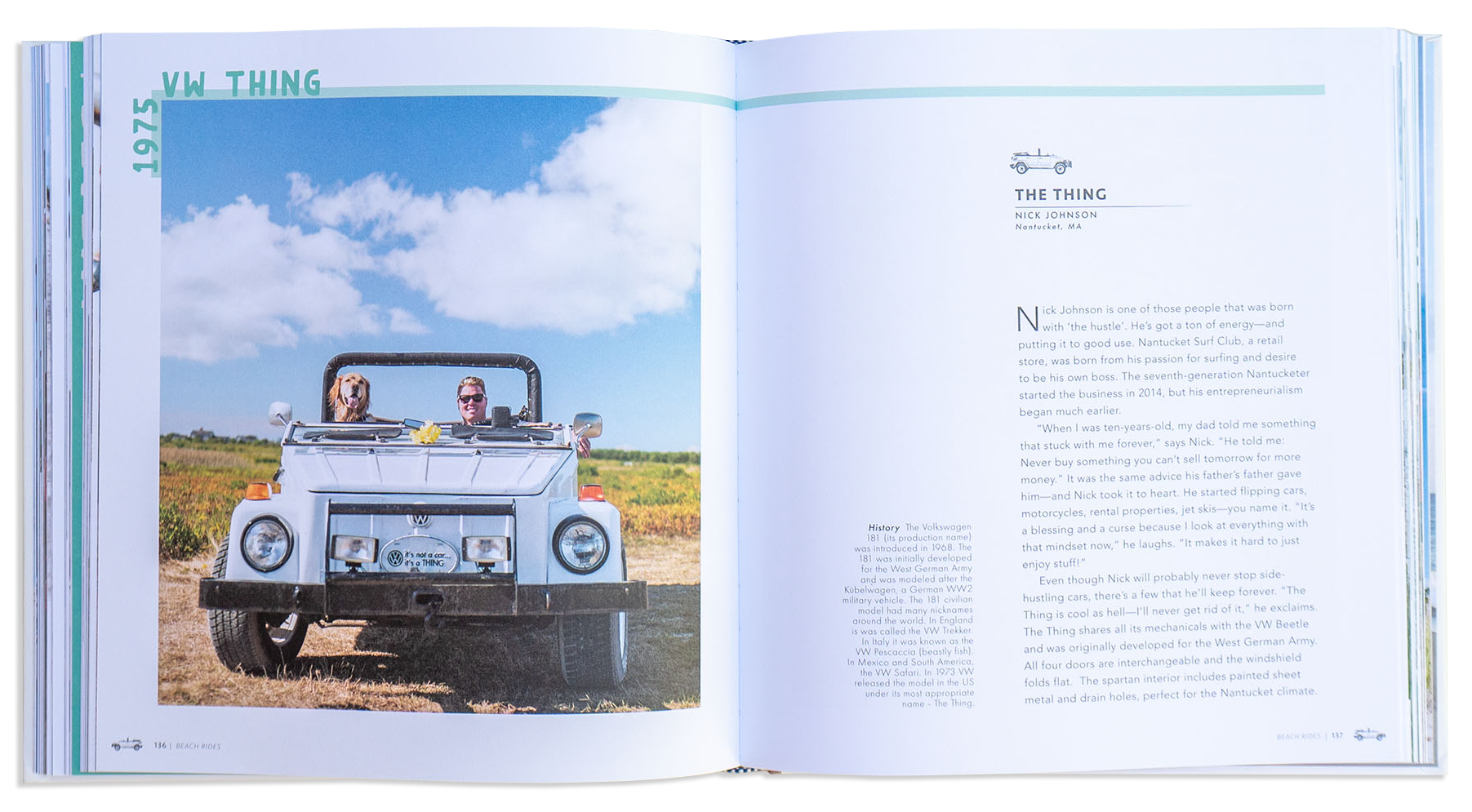 Johnny Vacay - Beach Rides Book