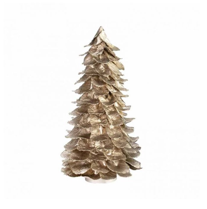 Butterfly Leaf Cone Tree (Champagne Gold) 28"