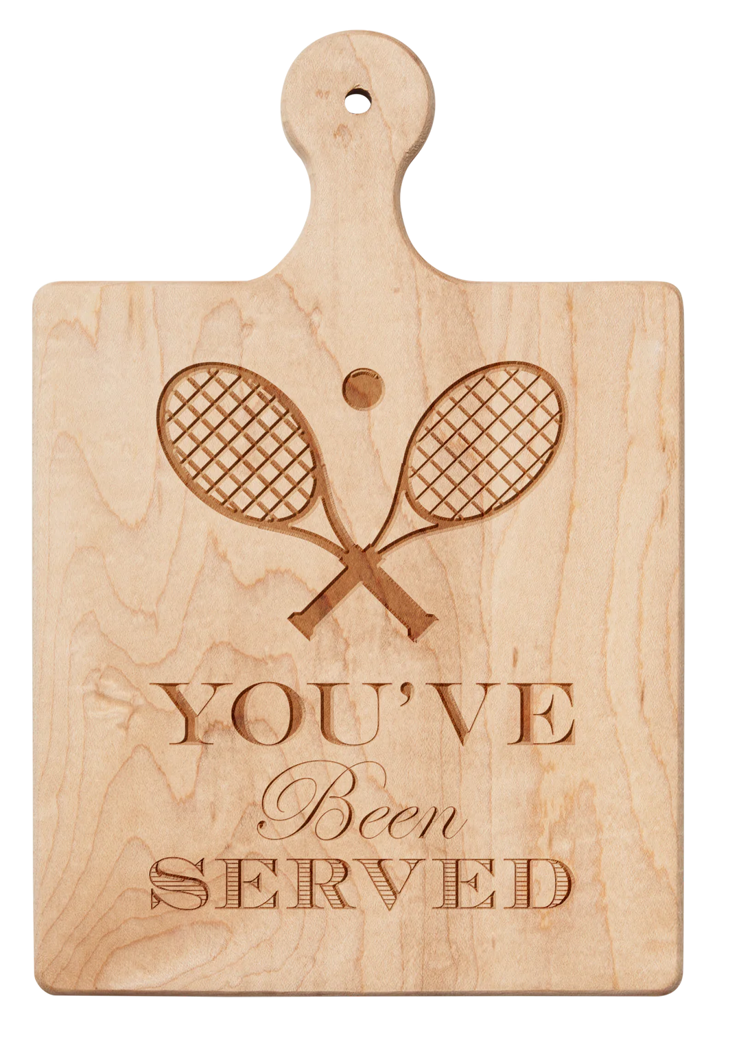 Artisan Maple Paddle Board | You've Been Served | 9" x 6"