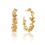 Capucine De Wulf Pearl Meadow Grande Hoop Earrings