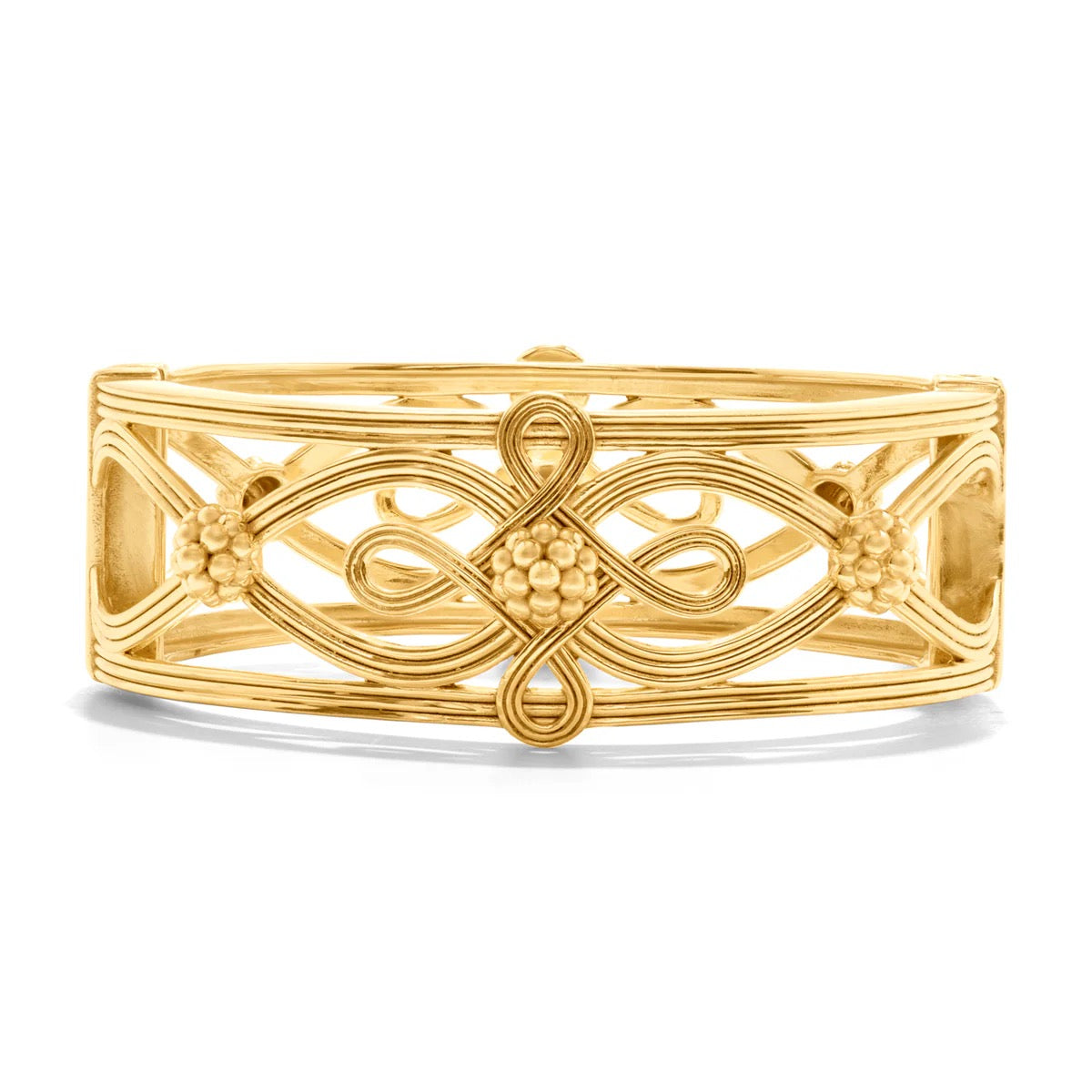 Capucine De Wulf Monique Hinged Bangle - Gold