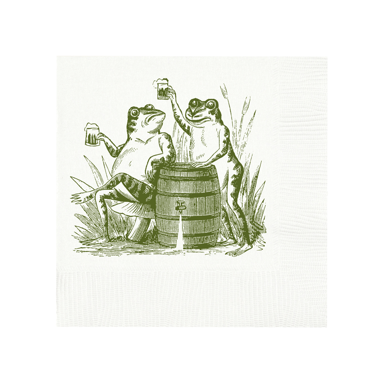 Alexa Pulitzer - Toasting Toads Beverage Napkins