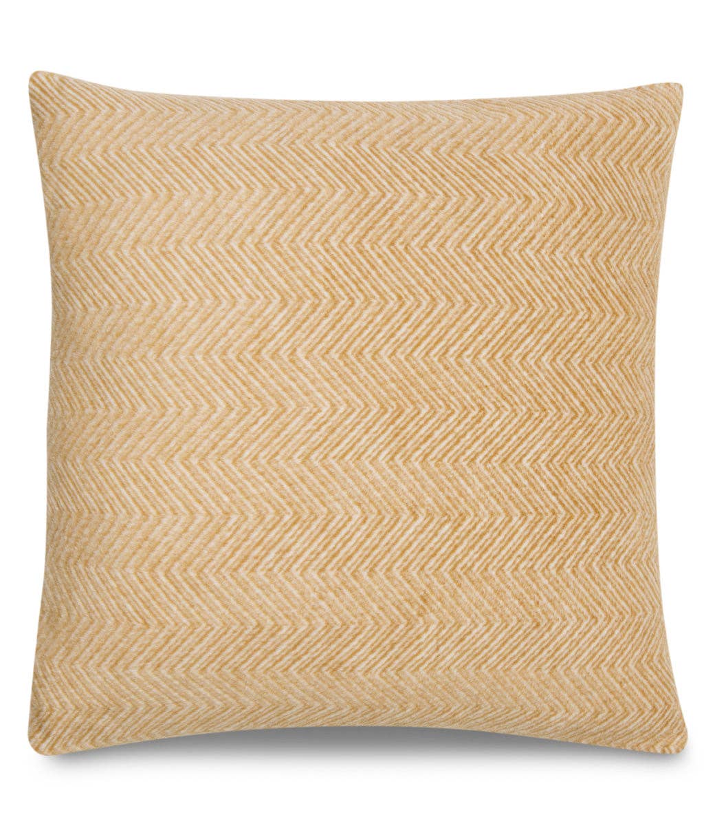 ChappyWrap - Bayside Herringbone Hazelnut Throw Pillow