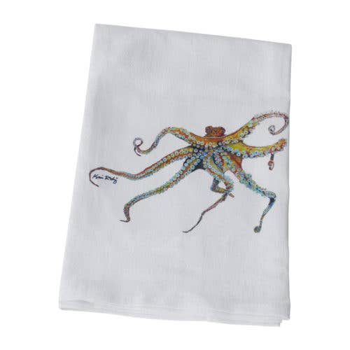 Kim Rody Creations LLC - Out Of The Blue Octopus Tea Towel