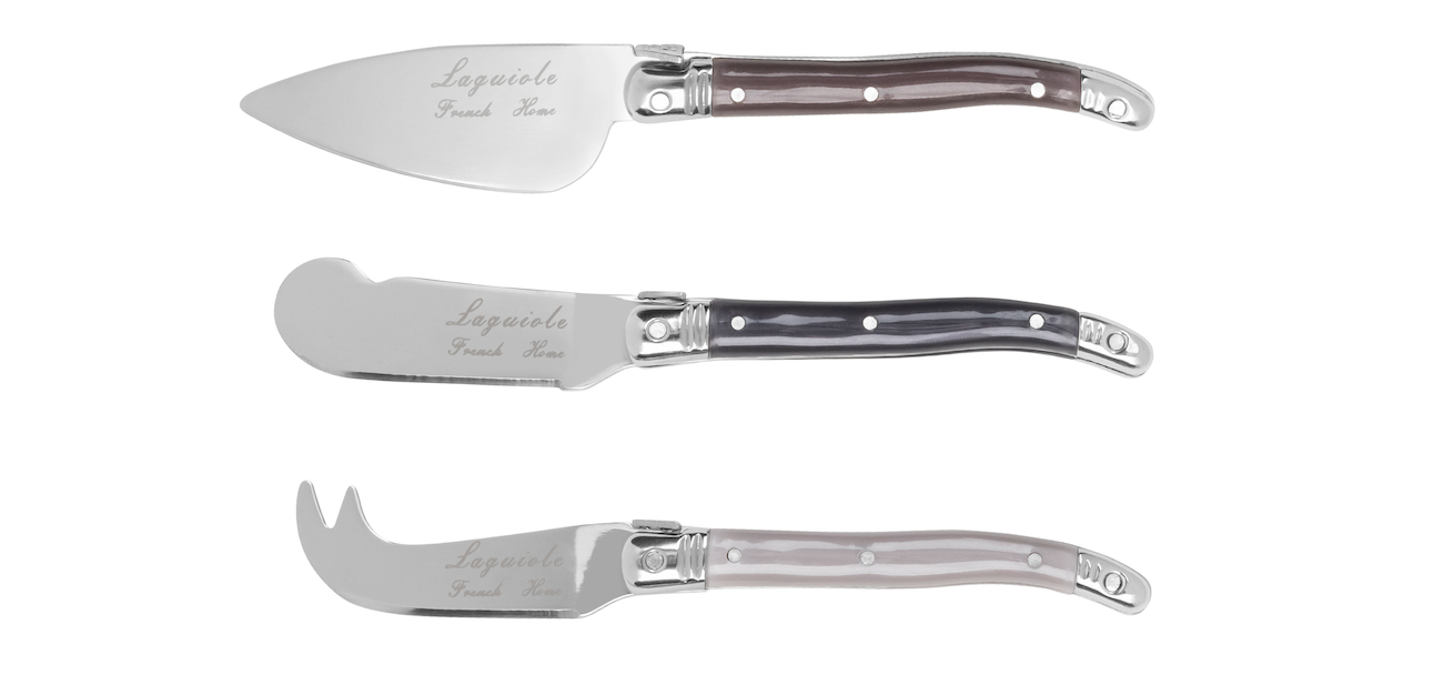 French Home - French Home 3 Piece Laguiole Cheese Knives - Warm Spice