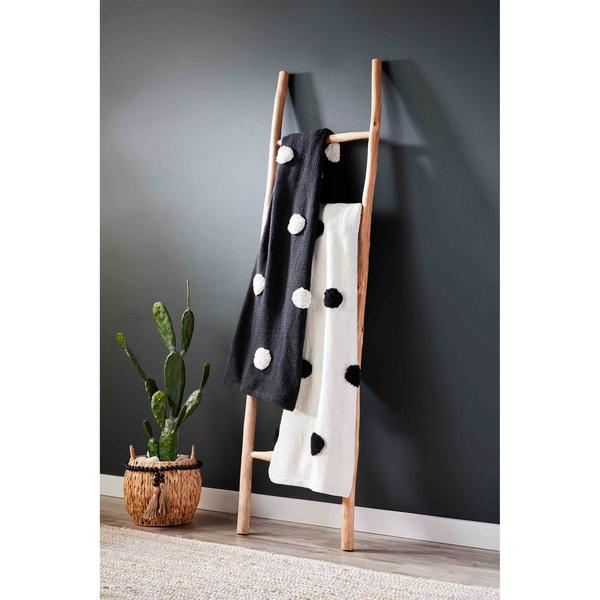Tufted Dot Throw Blanket