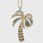 Joanna Buchanan - Palm tree hanging ornament, green