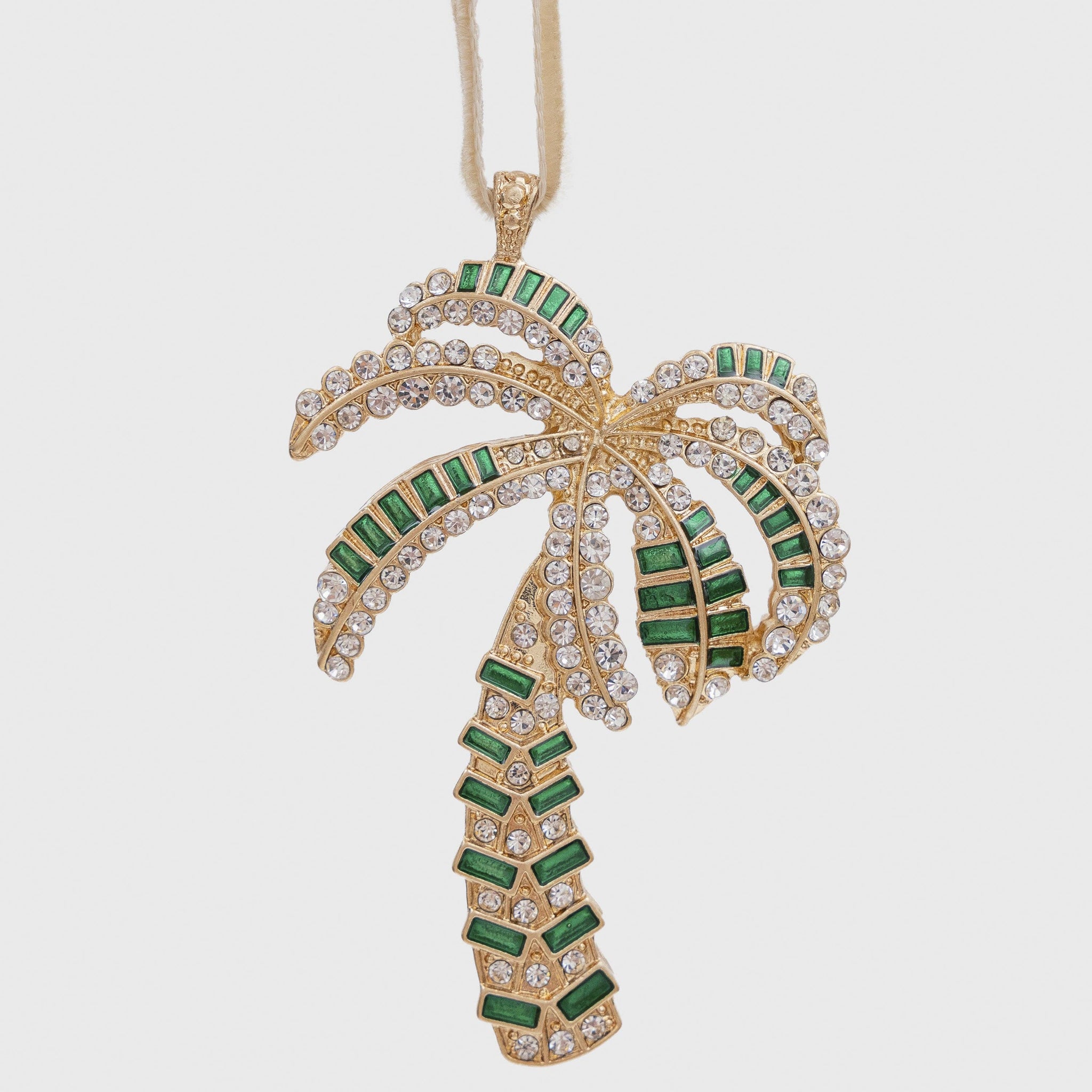 Joanna Buchanan - Palm tree hanging ornament, green