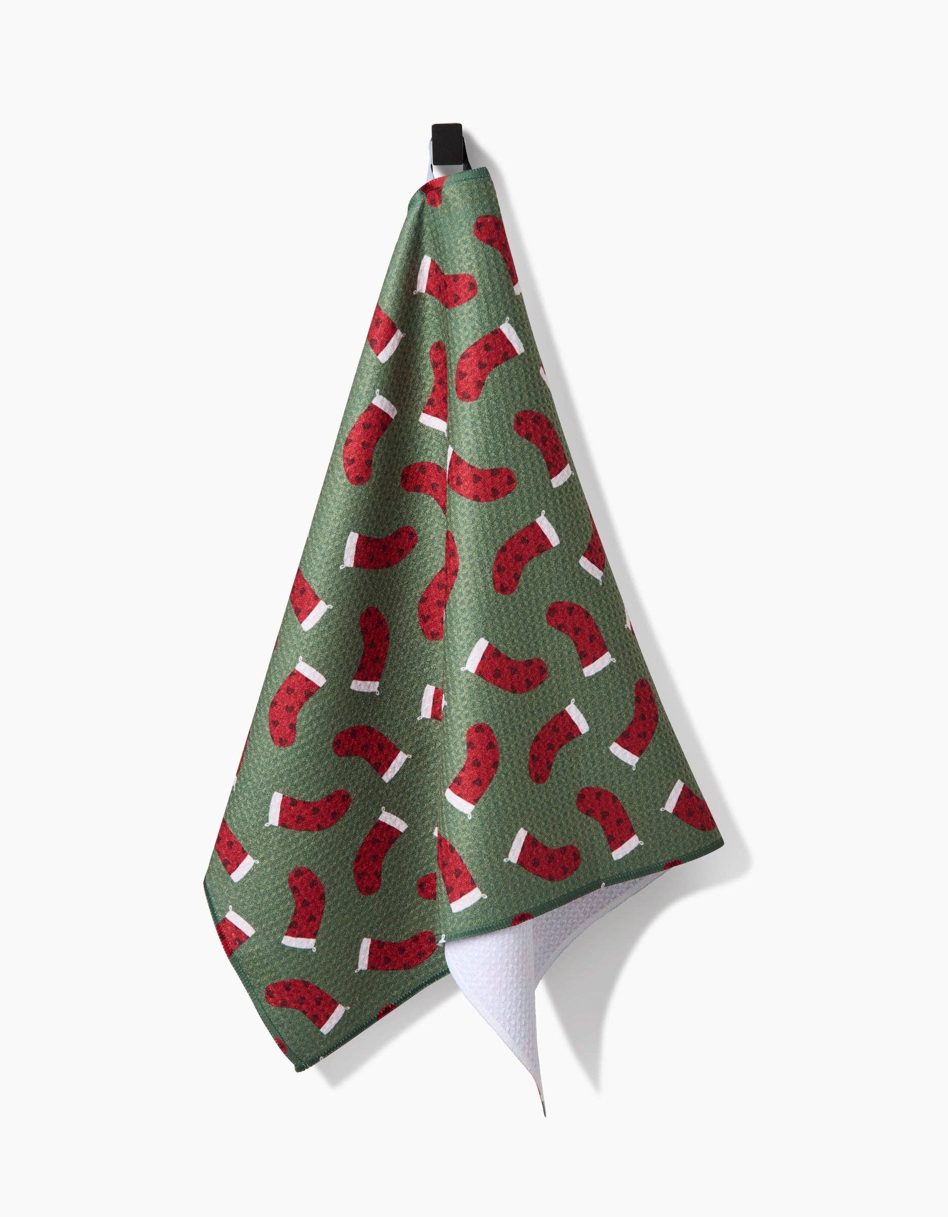 Geometry - Heart Stockings Tea Towel