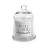 Apothecary Guild Sunset Beach Scented Candle Jar with Glass Dome | 68 Hour Burn Time