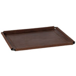 Brown Leather Tray 12"