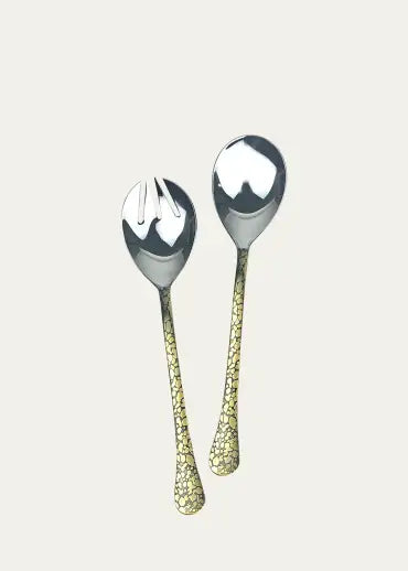 Michael Wainwright Panthera Gold Salad Servers