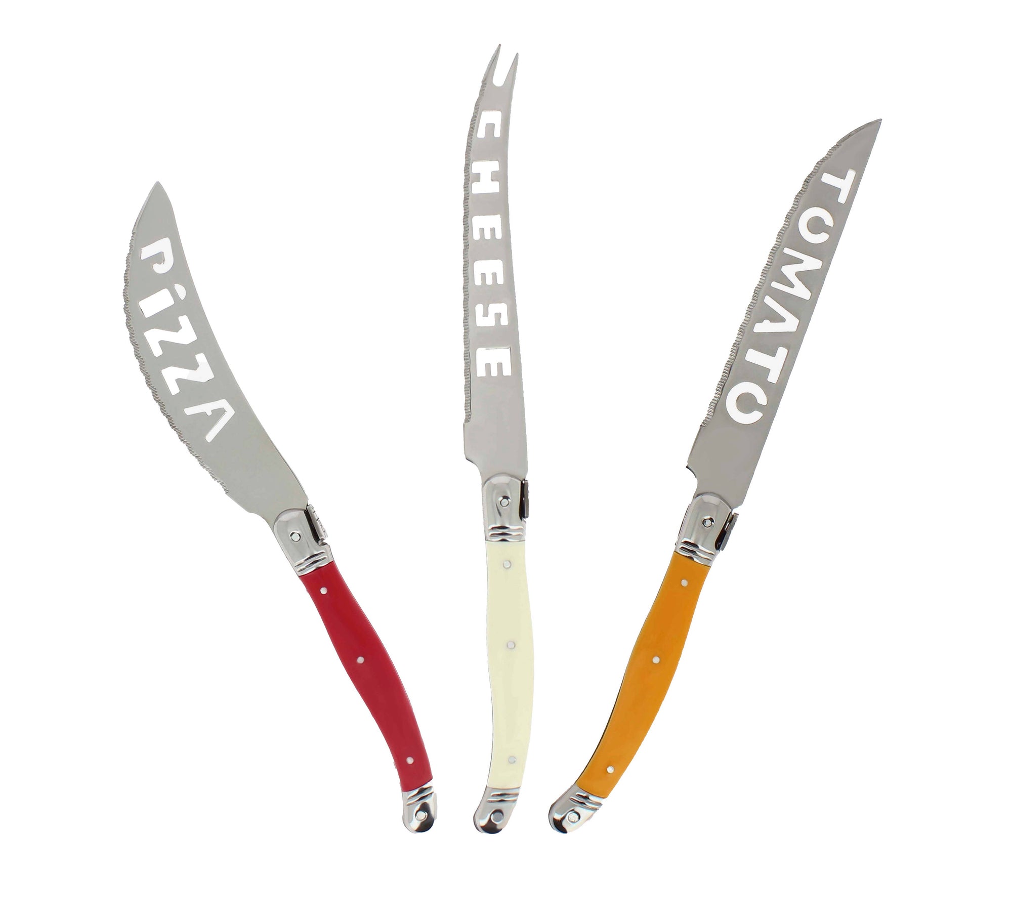 French Home - 3 Piece Laguiole Pizza & Cheese Knife Set