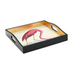 Caspari Audubon Flamingo Sq Tray