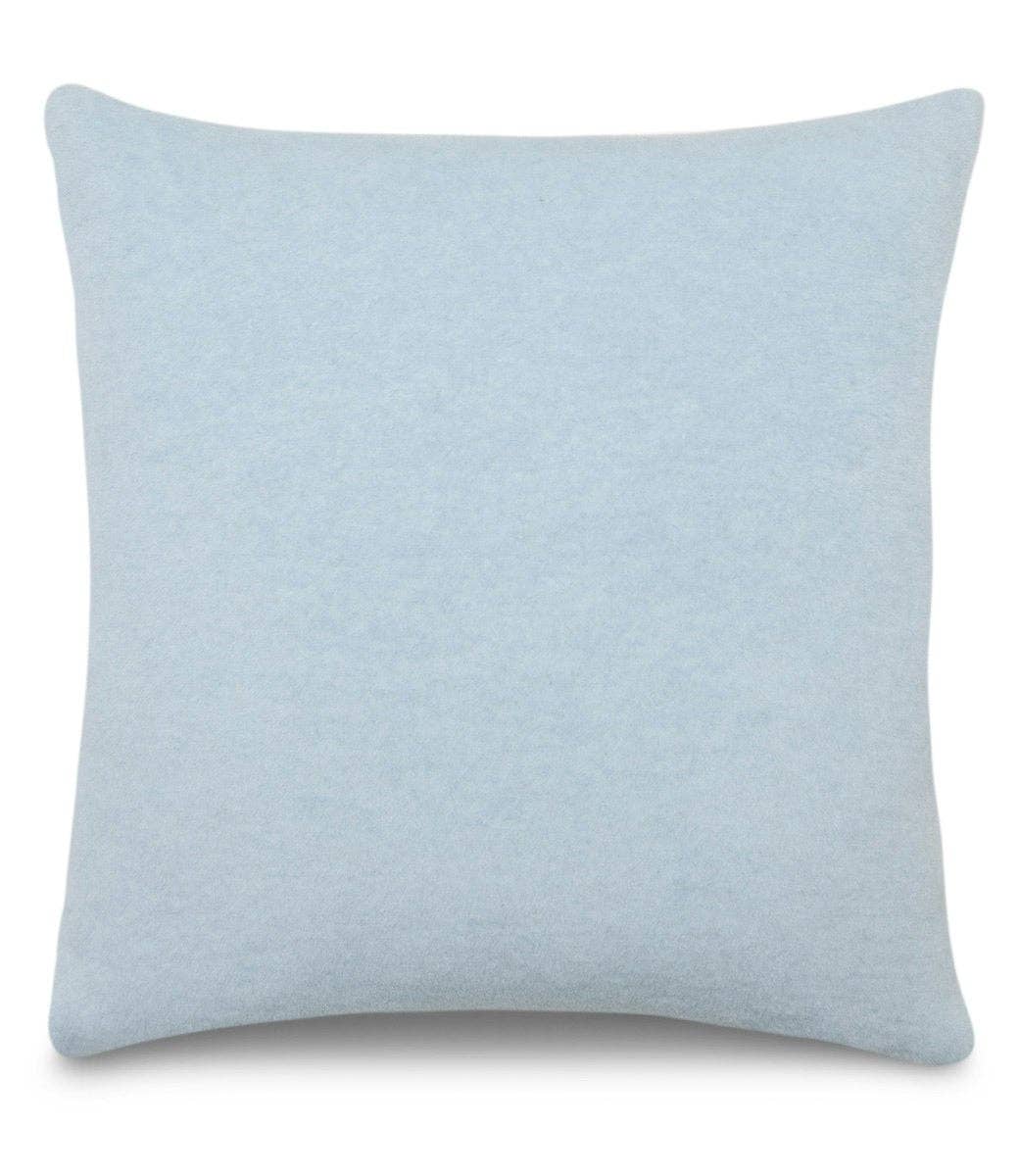 ChappyWrap - Contrast Solid Throw Pillow Covers - Sky & Ivory