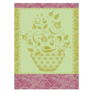 Le Jacquard Francais Salade D'ete Green Tea Towel