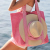 Sol Terry Tote & Hat, Pink