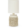 Palecek Colette Table Lamp, White