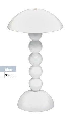 Addison Ross 30cm Bobbin LED White Cordless Lamp