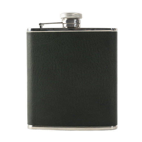 Moore & Giles Leather Wrapped Flask