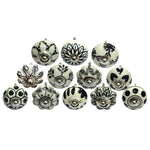 Ceramic  Beau Noir Knob - Set of 12