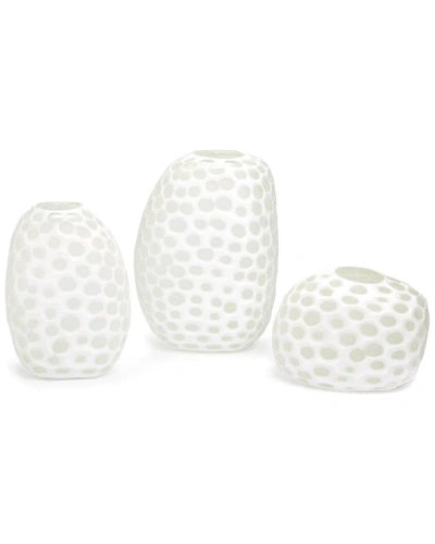 Imprints Hand Etched Vases Set of 3