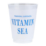 Frost Plastic Cup - Vitamin Sea - 16oz, 8 pack