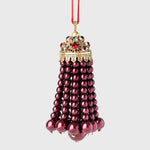 Joanna Buchanan - Hanging pearl tassel, plum