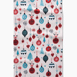 Geometry - Embroidered Ornaments Tea Towel