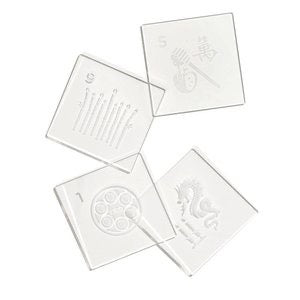 Mahj Dot Bam Crack Dragon Coasters