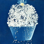 Amanda McCauley Original Blue Cupcake #3, 18x24