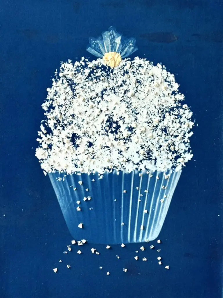 Amanda McCauley Original Blue Cupcake #3, 18x24