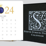 Stevie Streck Calendar with Easel 2024