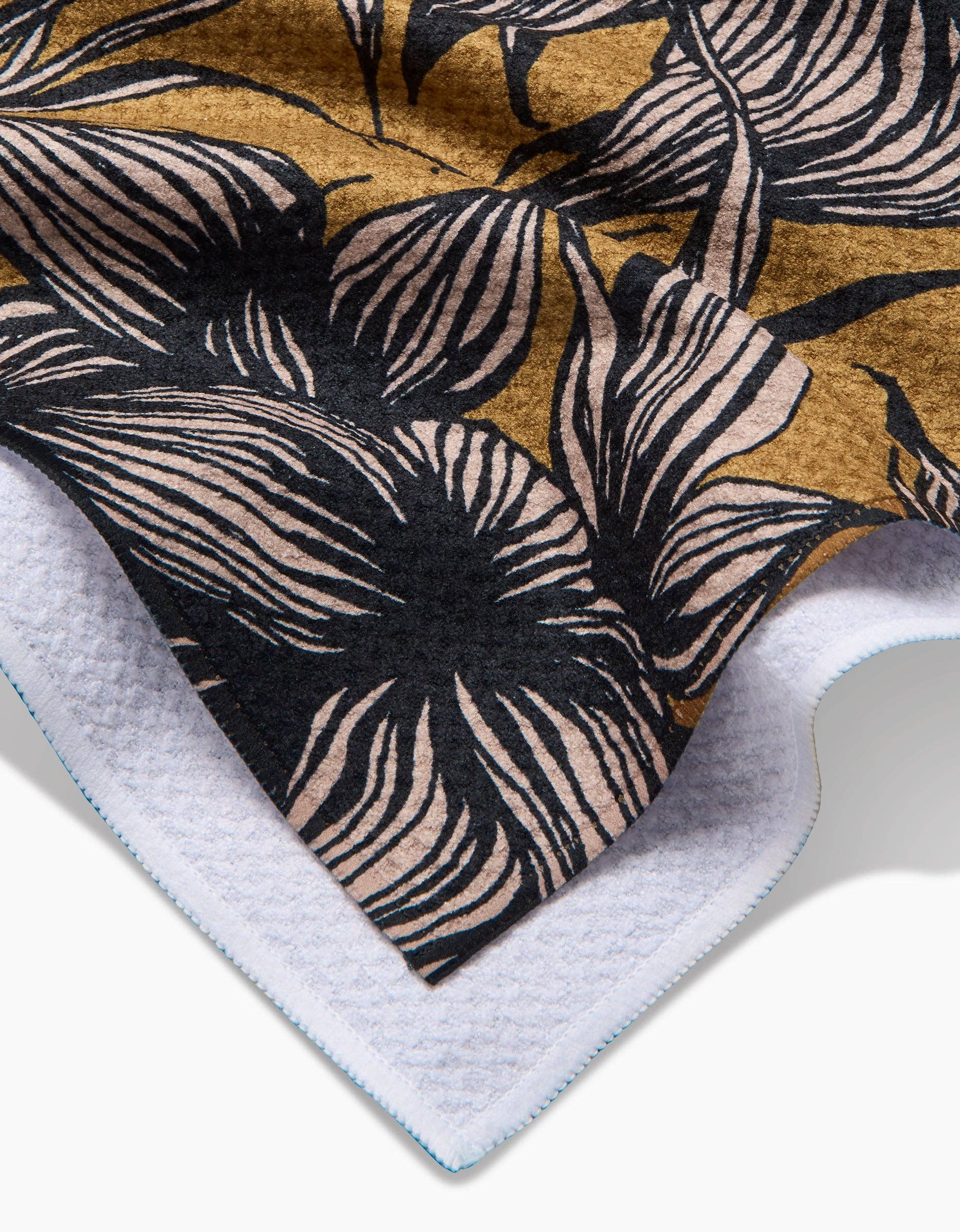 Geometry - Stay Saffron Tea Towel