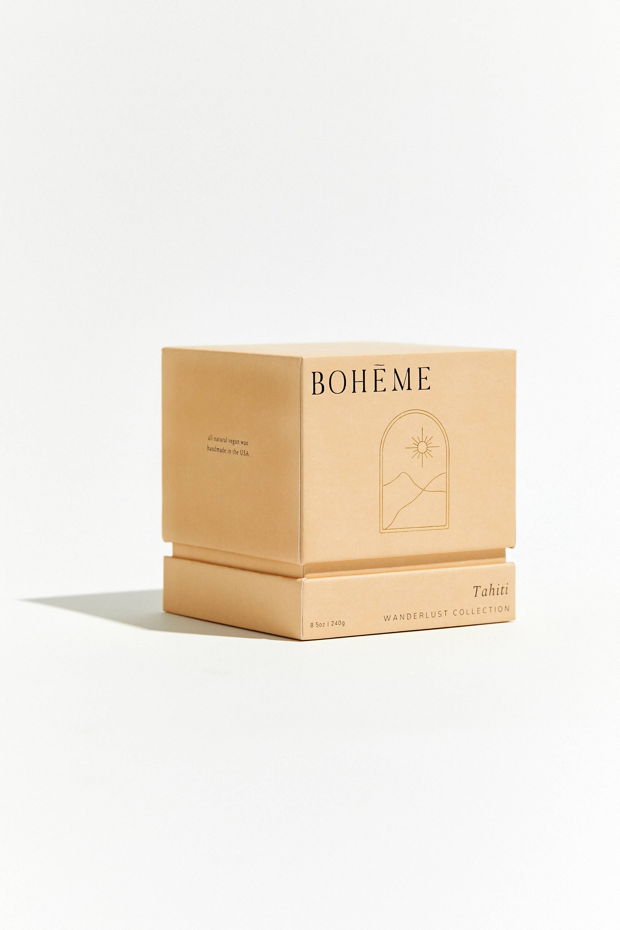 Boheme Fragrances - Tahiti: Boheme Scented Candle with Soy Wax Blend