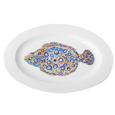 Kim Rody Peacock Flounder Platter