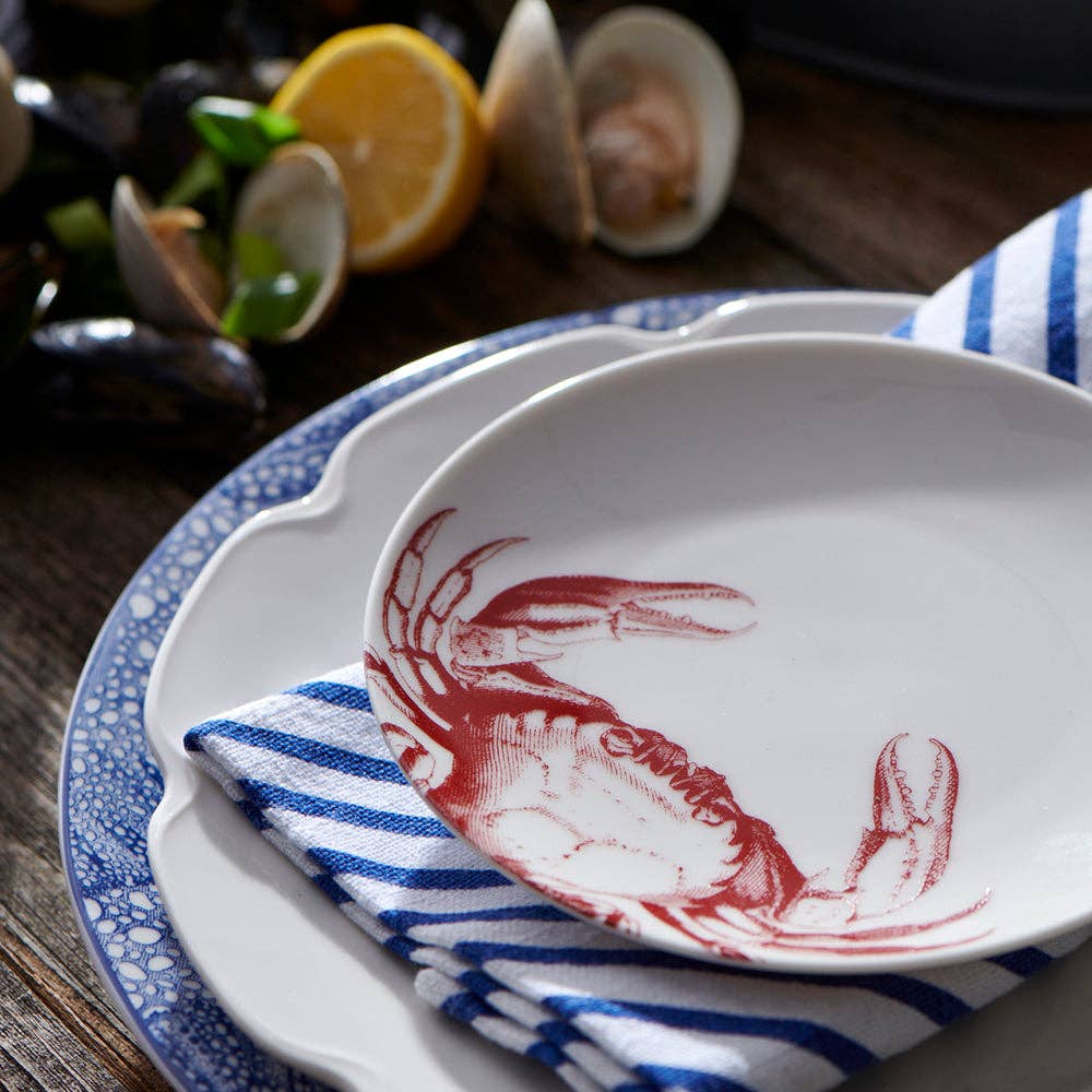 Caskata - Red Crab Small Plates, Set of 4