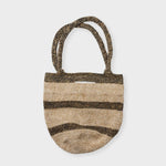 Beach Bag Black Stripe