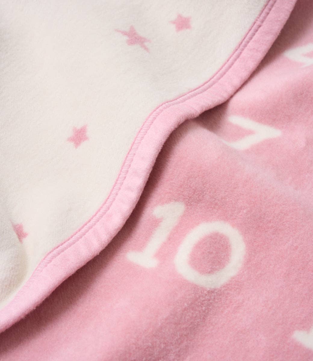 ChappyWrap - Milestone Mini Blush Blanket