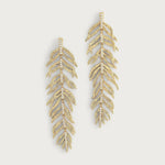 Anabel Aram Palm Leaves Dangle Earrings