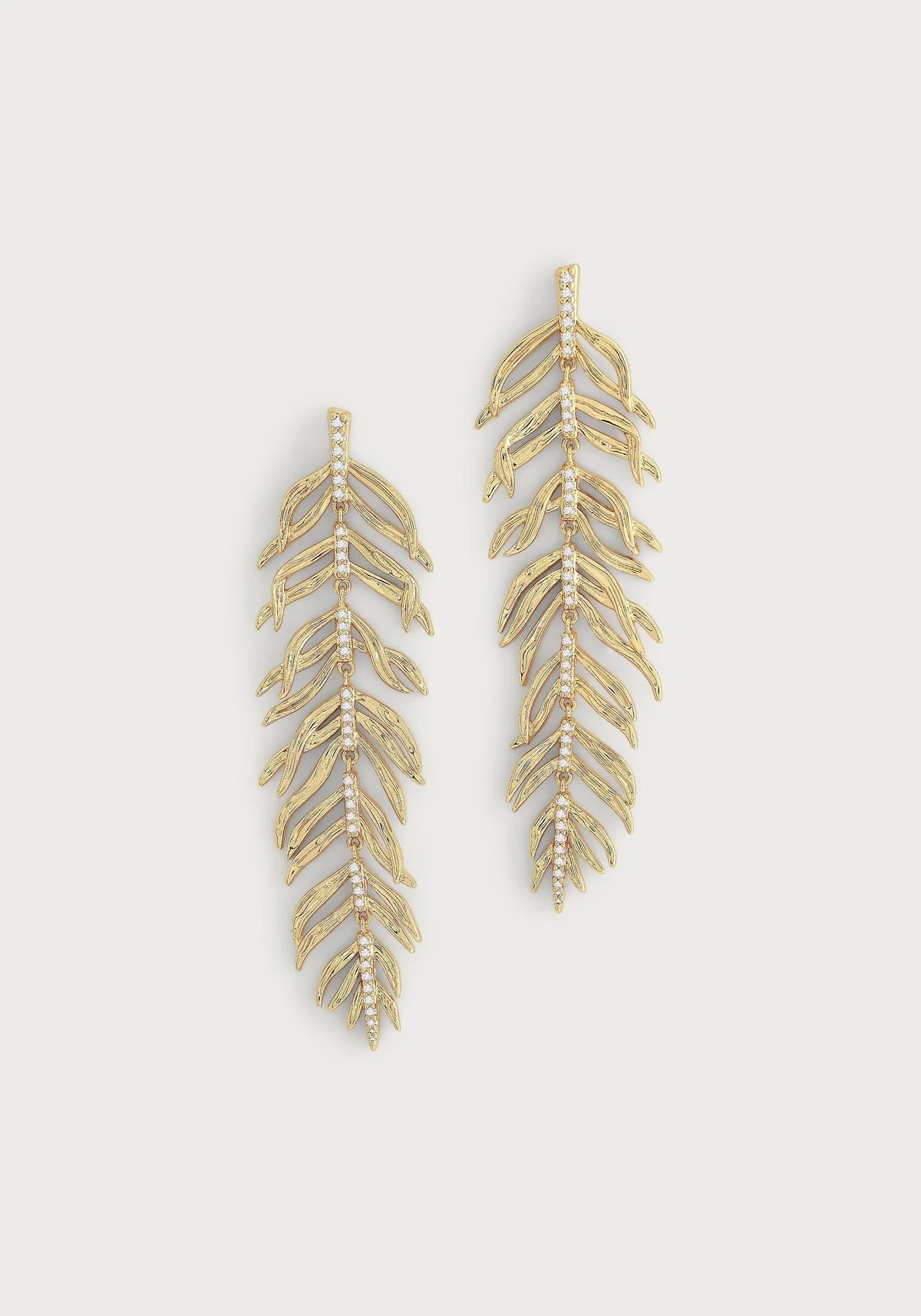 Anabel Aram Palm Leaves Dangle Earrings