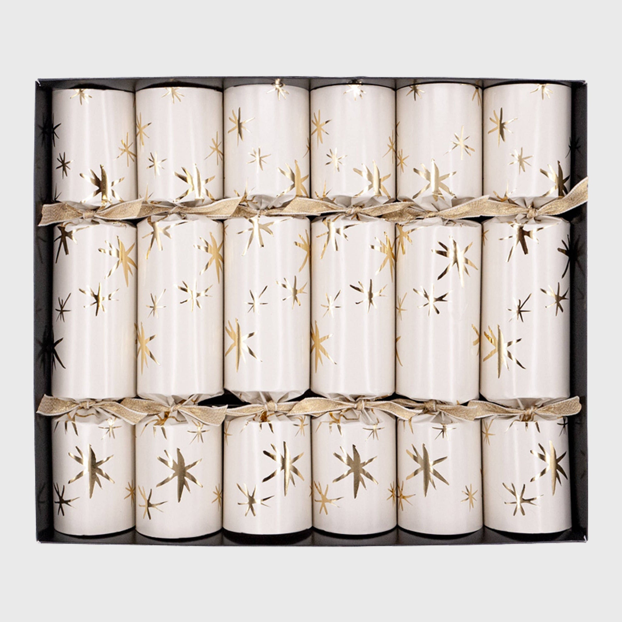 Joanna Buchanan - Luxury celebration crackers, cream with gold INDIVIDUALLY